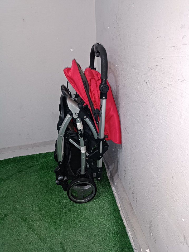 Pembe Bebek Arabası Temiz Sağlamdır Kargo Var - Görsel 5