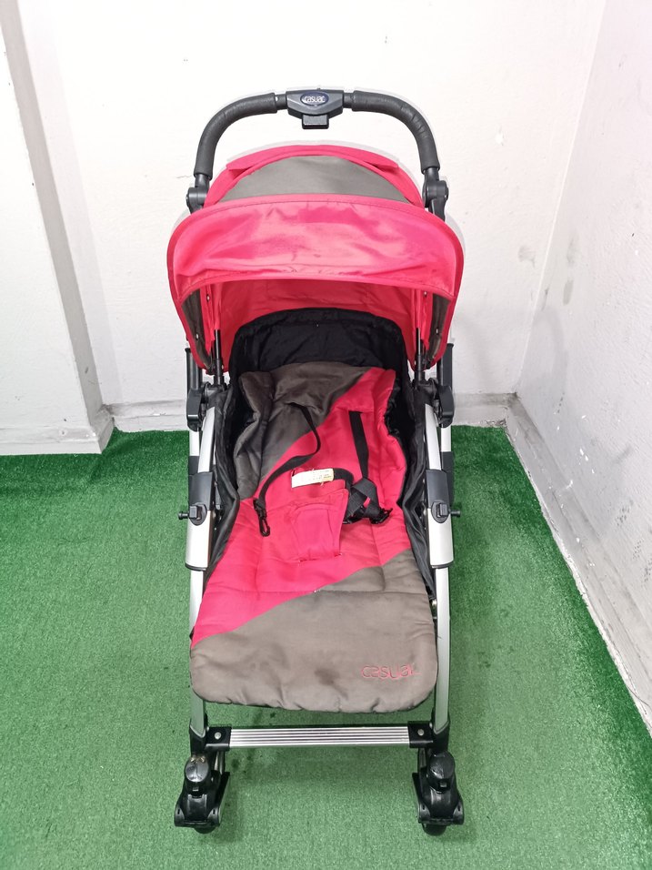 Pembe Bebek Arabası Temiz Sağlamdır Kargo Var - Görsel 3