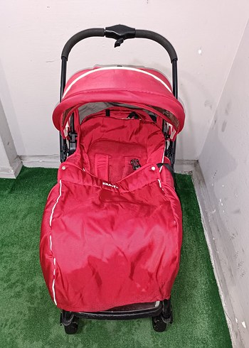 Kırmızı Kraft Bebek Arabası Temiz Sağlamdır Kargo Var - Görsel 3