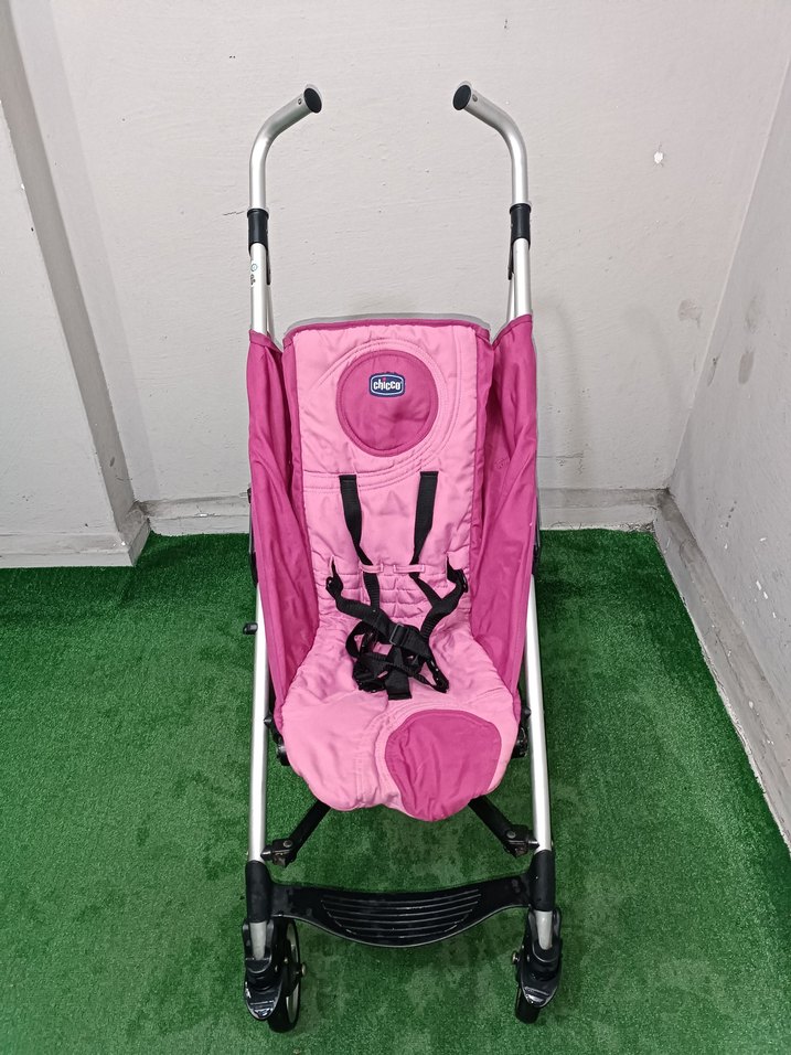 Pembe Pastel Bebek Arabası Temiz Sağlamdır Kargo Var - Görsel 2