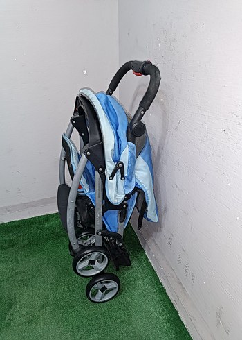 Mavi Kraft Bebek Arabası Temiz Sağlamdır Kargo Var - Görsel 5