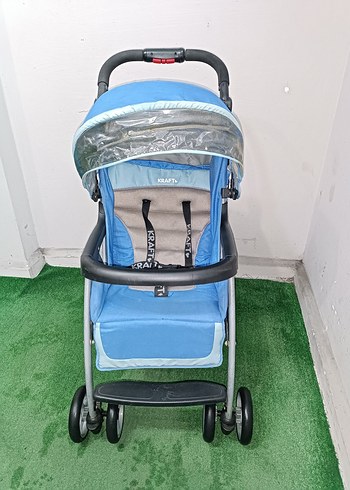 Mavi Kraft Bebek Arabası Temiz Sağlamdır Kargo Var - Görsel 3