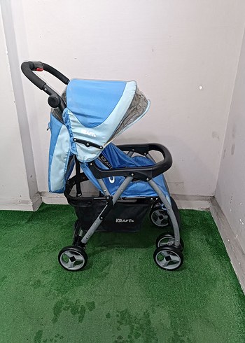 Mavi Kraft Bebek Arabası Temiz Sağlamdır Kargo Var - Görsel 4