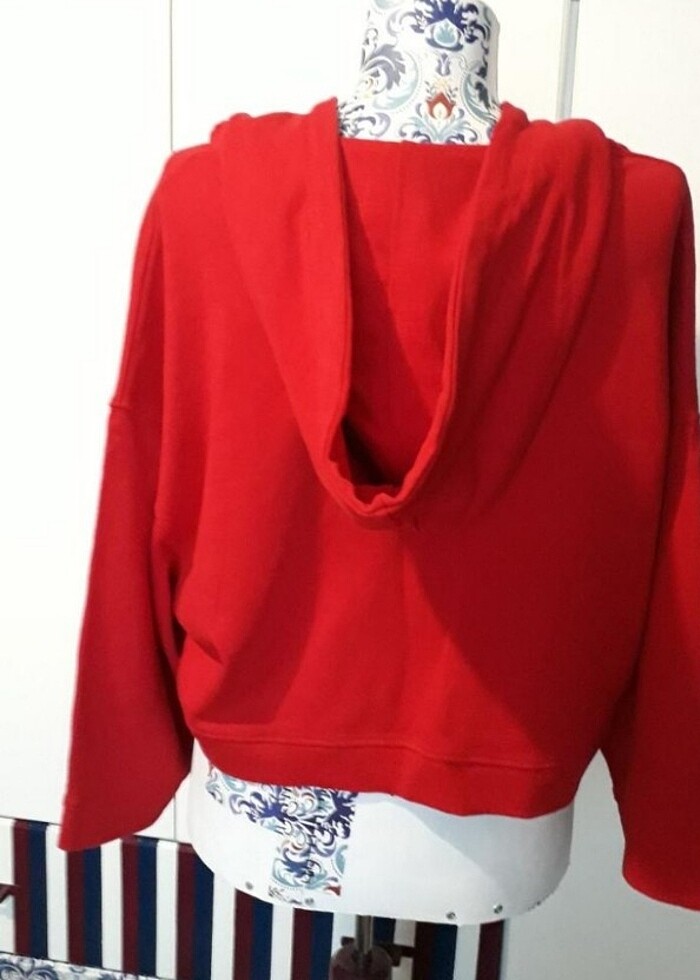 Crop penye hırka  - Görsel 2