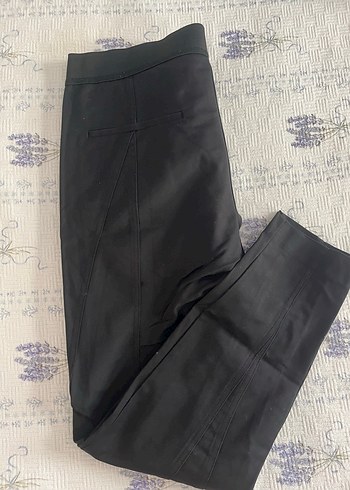42 Beden Kadın Siyah Kumaş Pantolon - Ofis Şıklığı