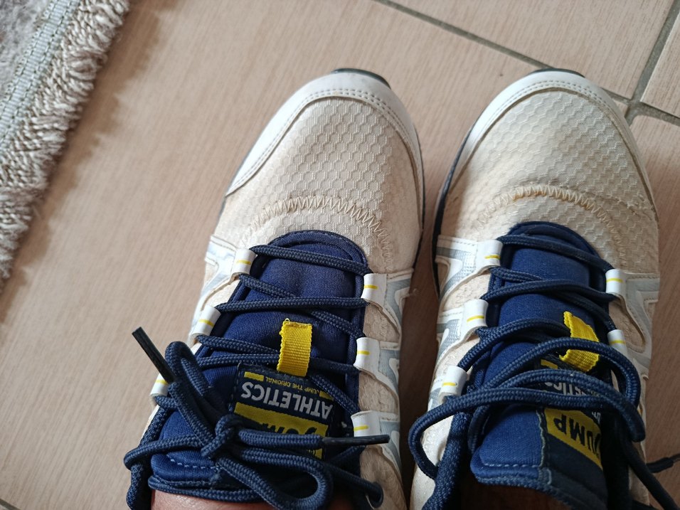 Gri Beyaz Kadın Spor Ayakkabı - Görsel 4