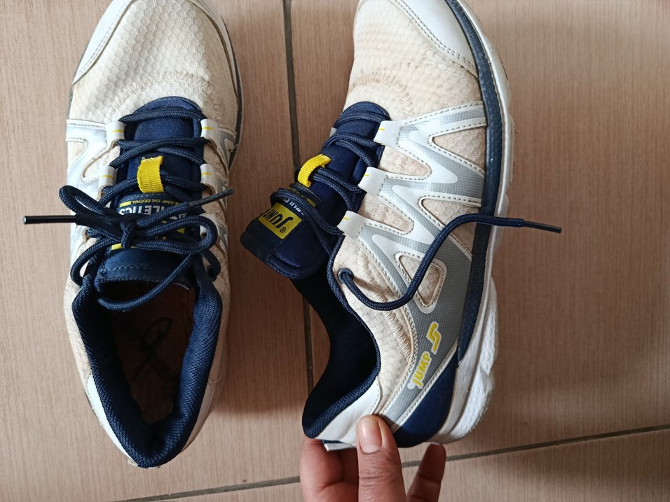 Gri Beyaz Kadın Spor Ayakkabı - Görsel 3