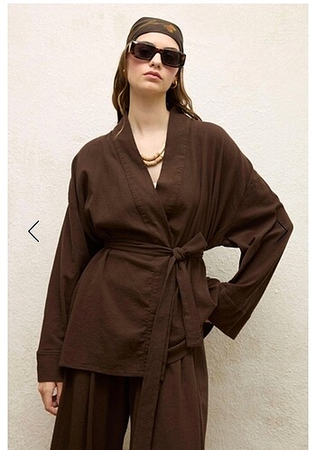 m Beden kahverengi Renk #manuka kimono