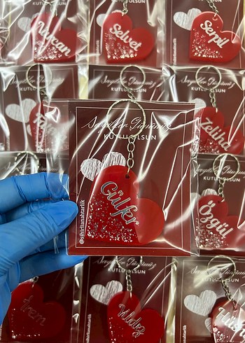 Kişiye özel PLEKSİ isimli anahtarlık - Görsel 2