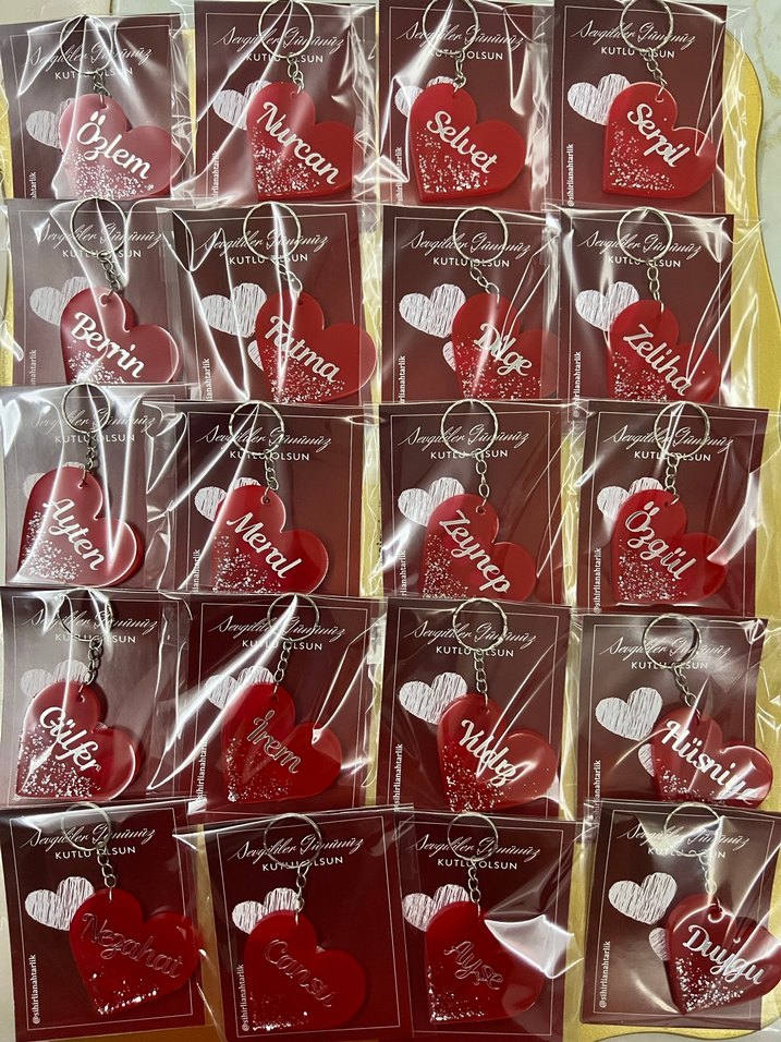 Kişiye özel PLEKSİ isimli anahtarlık - Görsel 4