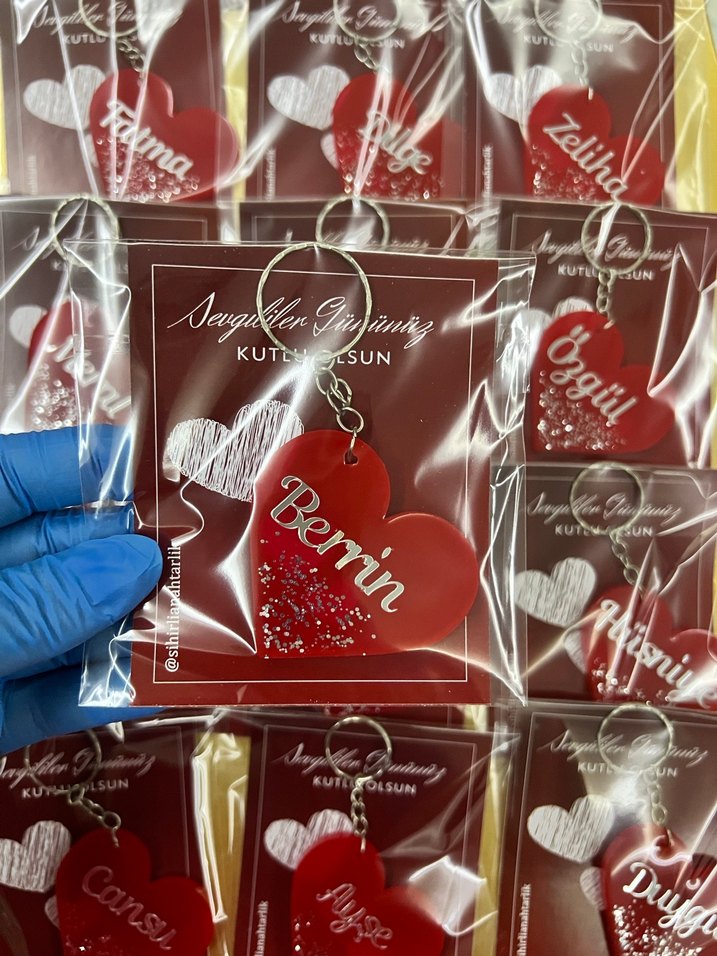 Kişiye özel PLEKSİ isimli anahtarlık - Görsel 3