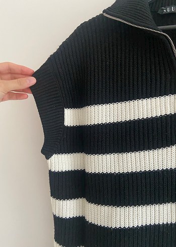 Suud çizgili süveter - Görsel 2