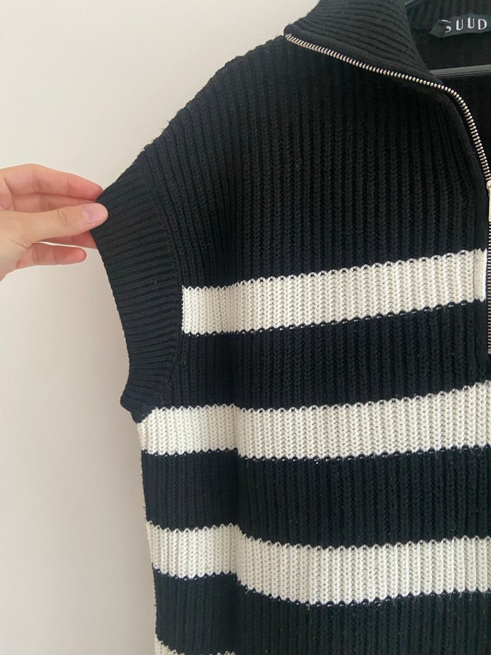 Suud çizgili süveter - Görsel 2