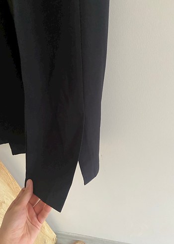 Suud Siyah Kadın Kumaş Pantolon - Görsel 2