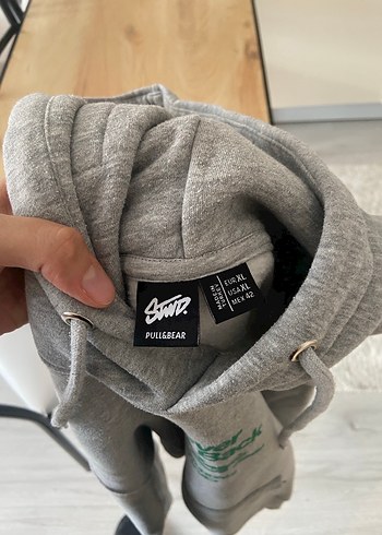 Pull and bear kapüşonlu sewatshirt - Görsel 6