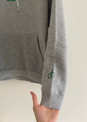 Pull and bear kapüşonlu sewatshirt - Görsel 4