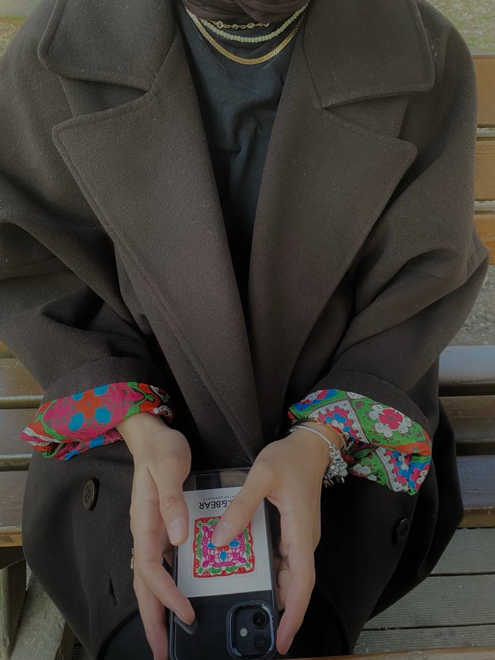 Touché acı kahve kaban - Görsel 3