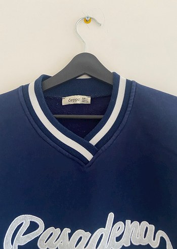 Kadın Lacivert Baskılı Sweatshirt - Görsel 2