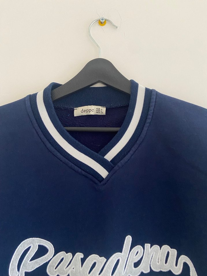 Kadın Lacivert Baskılı Sweatshirt - Görsel 2