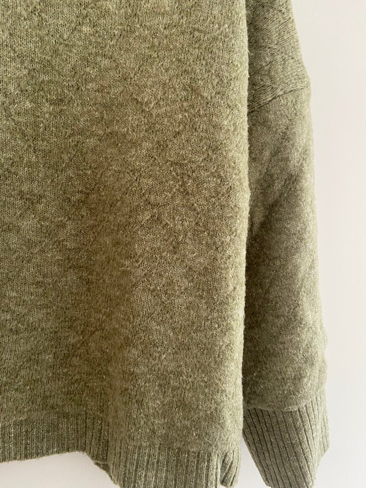 LCW yeşil kazak - Görsel 2