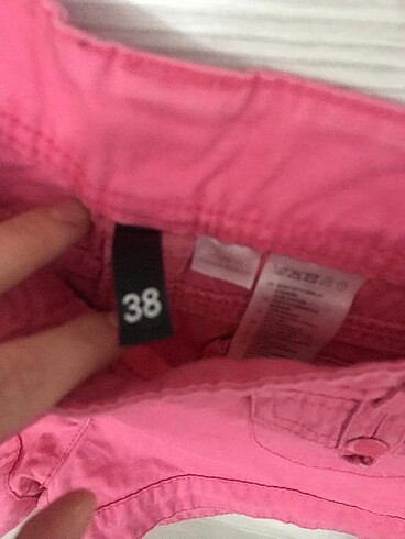 m Beden pembe Renk y2k vintage kot şort