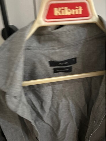 Avva S beden erkek gömlek gri - Görsel 2