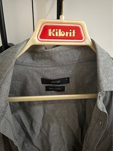 Avva S beden erkek gömlek gri - Görsel 3