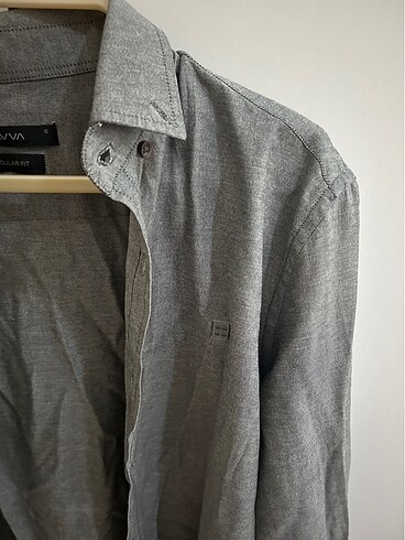 Avva S beden erkek gömlek gri - Görsel 6