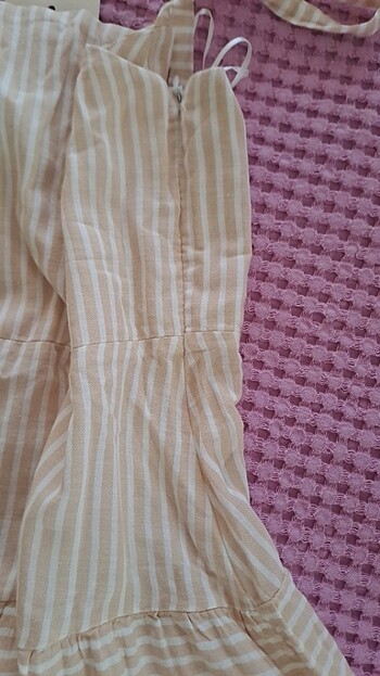 Keten elbise - Görsel 4