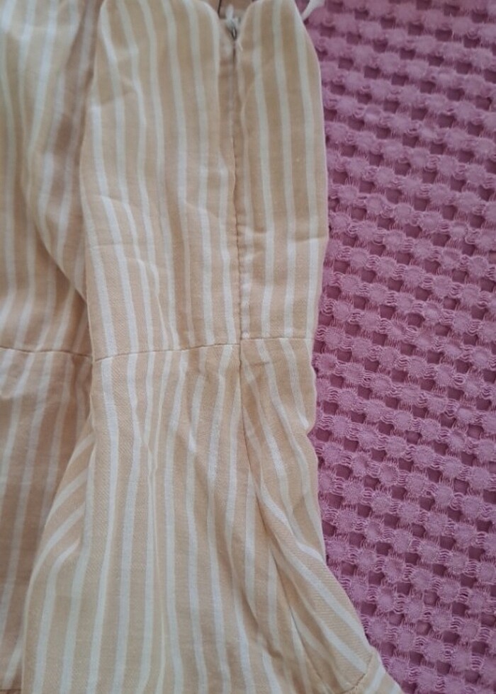 Keten elbise - Görsel 4