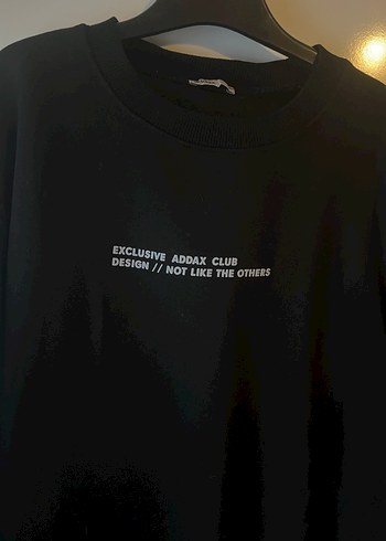 Addax Addax Siyah Baskılı Kadın Sweatshirt