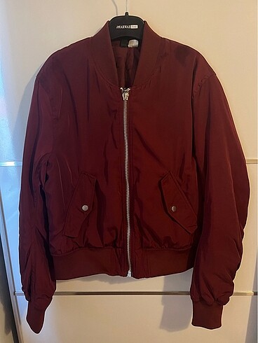 H&M bomber bordo ceket mont