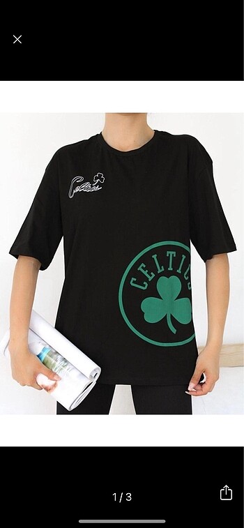 Oversize T-shirt Boston Celtics Tişört