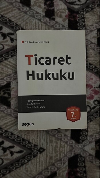 TİCARET HUKUKU KİTABI