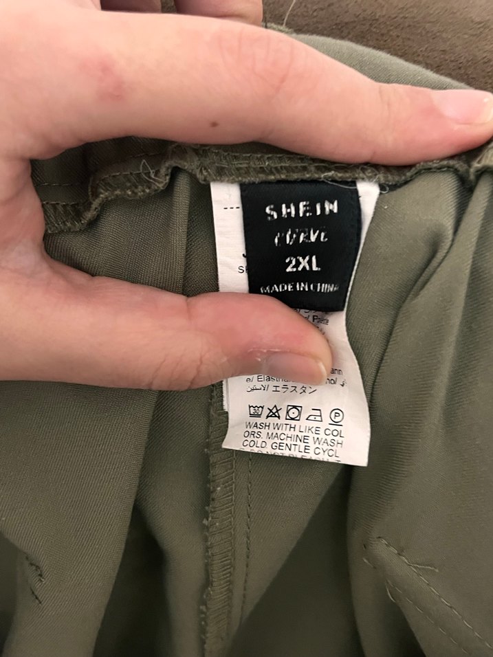 Yeşil Pilili Kadın Midi Kumaş Pantolon - Görsel 5