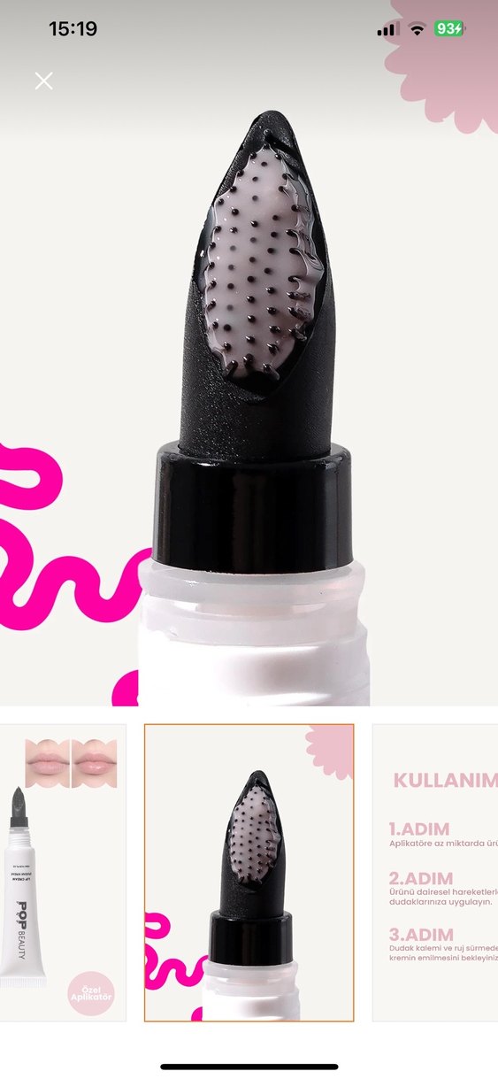 Dudak peeling lip gloss - Görsel 3