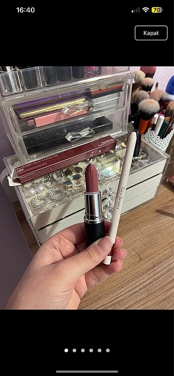 Mac ruj rare beauty dudak kalemi