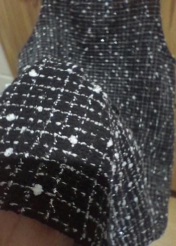 Kadın Siyah Mini Salopet Elbise - Görsel 3