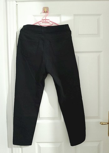 Kadın Siyah Boyfriend Pantolon - Görsel 2