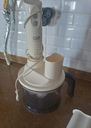 Beyaz ve Gri Çok Fonksiyonlu Blender Seti - Görsel 2