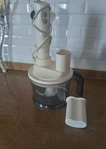 Beyaz ve Gri Çok Fonksiyonlu Blender Seti - Görsel 6