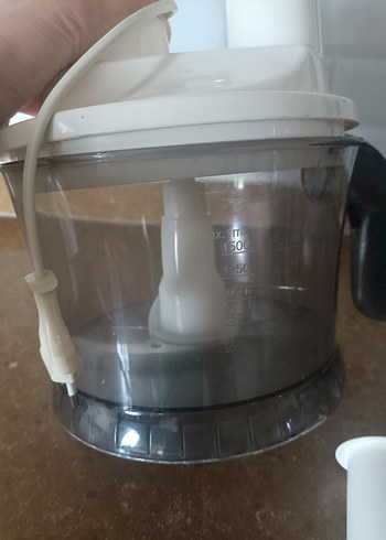 Beyaz ve Gri Çok Fonksiyonlu Blender Seti - Görsel 7