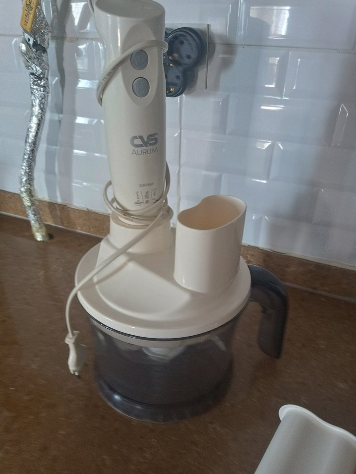 Beyaz ve Gri Çok Fonksiyonlu Blender Seti - Görsel 2