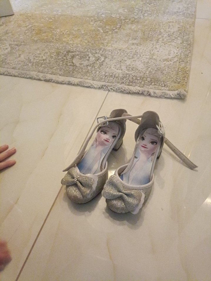 Kız Çocuk Gri Fiyonklu Babet - Görsel 2