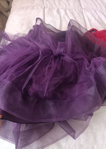 Mor Parlak Gotik Çocuk Elbisesi - Görsel 5