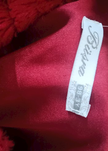 Bordo Kürk Detaylı Kız Çocuk Mont - Görsel 5