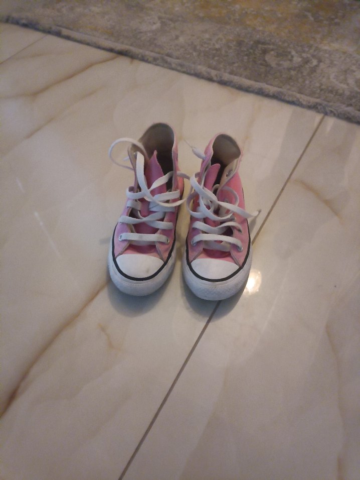 Pembe Düz Tabanlı Kadın Spor Ayakkabı - Görsel 2