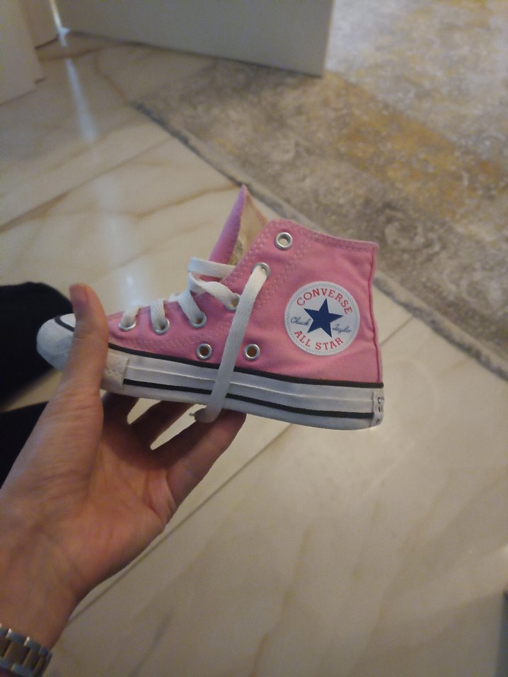 Pembe Düz Tabanlı Kadın Spor Ayakkabı - Görsel 4