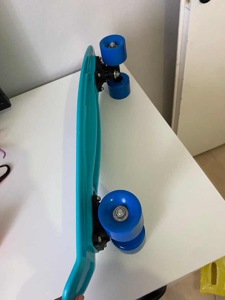 Renkli Mavi Çocuk Kaykay - Görsel 2