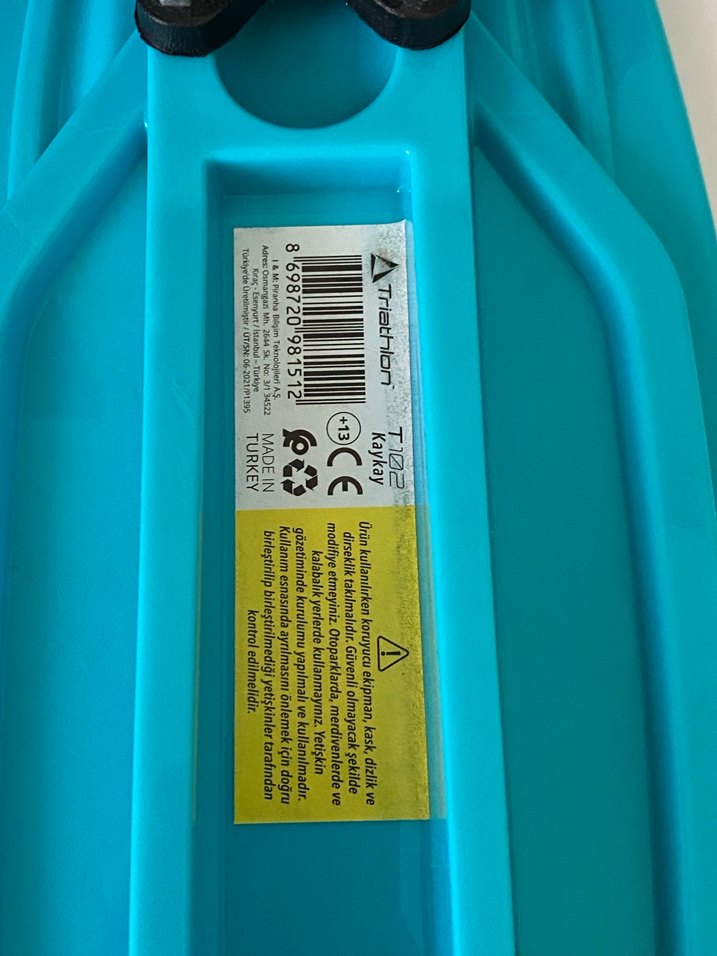 Renkli Mavi Çocuk Kaykay - Görsel 4